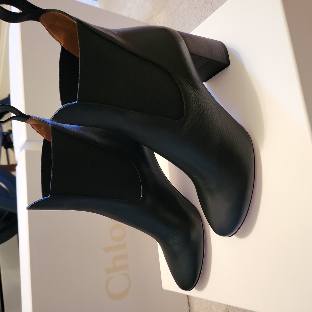 Chloé black ankle boots